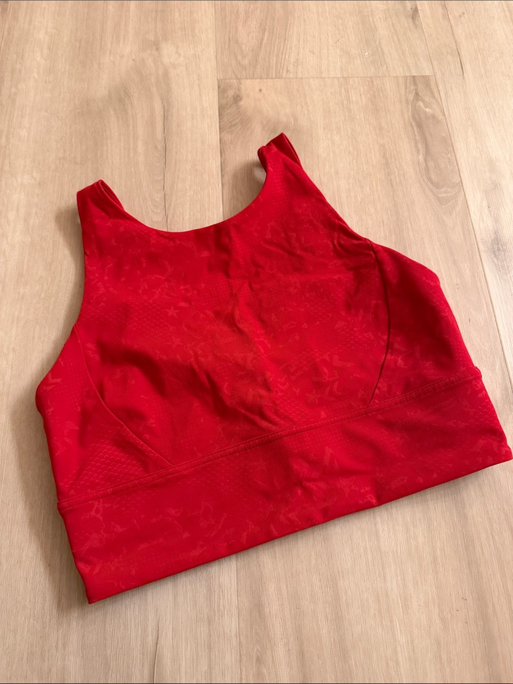 lululemon athletica Barry’s Bootcamp High-Neck Sports Bra in Red